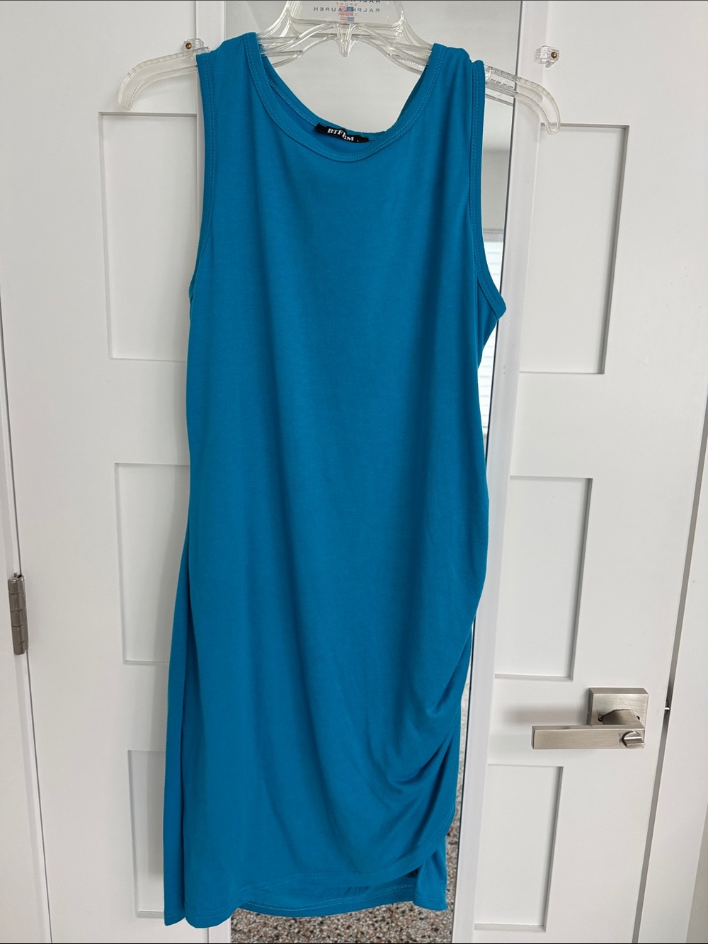 BTFBM Teal Sleeveless Midi Dress